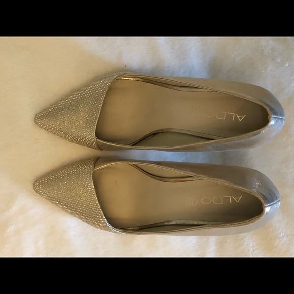 Aldo gold leather heels - Picture 3 of 4